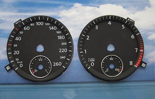 Dial for speedometer