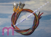 10x color repair wire 30cm - 0,35mm 000979034E with terminals 12527510672