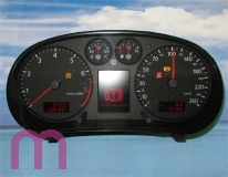Repair FIS LCD display MFA display speedometer Audi A3 S3 8L VDO / JAEGER