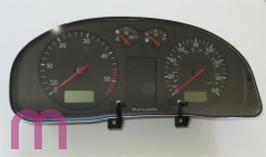 Speedometer VDO instrument cluster 3B1919940AX Highline FIS VW Passat 3B MPH