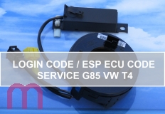 LOGIN Code und ESP ECU Codierung Service für G85 7D0959654