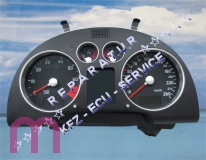 Repair fuel gauge temperature gauge background and pointer lighting Audi TT 8N speedometer JAEGER