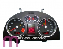 Repair fuel gauge temperature gauge background and pointer lighting Audi TT 8N speedometer JAEGER