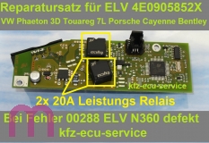 Reparatursatz fr Lenksuleverriegelung ELV ECU N360 4E0905852 XX VW Phaeton 3D Touareg 7L Audi 4E Porsche Cayenne Bentley