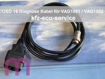 Diagnosekabel OBD16 fr Diagnosegert VW Diagnose Tester VAG1552 / VAG1551