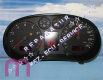 Repair speedometer pixel error LCD FIS display VDO Audi A2 8Z A3 8L A4 S4 8D A6 4B