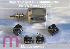 Reparatursatz fr Lenksuleverriegelung ELV ECU J764 3C0905864 VW Passat 3C CC mit Motor