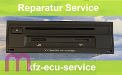 Reparatur Service VW Multimedia MIB1 MIB2 Lautsprecher ohne Funktion Endstufe defekt