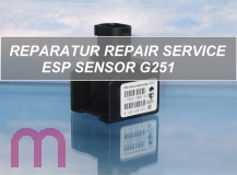 Reparatur ESP Sensor 1J1907638A Lngsbeschleunigungssensor G251 VW Golf Bora Lupo Audi A2 A3 TT