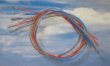 10x 30cm 0,35mm color repair wire 000979018EA with terminals