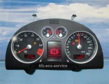 Repair speedometer pointer analog displays Audi TT 8N instrument cluster JAEGER