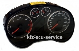 Repair replacement FIS LCD MFA display speedometer Audi A3 8P VDO