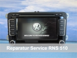 Reparatur-Service VW RNS-510 DVD Laufwerk ohne Funktion defekt Lesefehler + MAP Karte Update