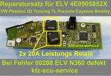 Repair Kit for Steering Lock Module ELV ECU N360 4E0905852 XX VW Phaeton 3D Touareg 7L Audi 4E Porsche Cayenne Bentley