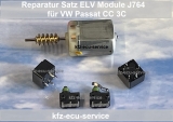 Reparatursatz für Lenksäuleverriegelung ELV ECU J764 3C0905864 VW Passat 3C CC mit Motor
