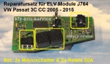 Reparatursatz fr Lenksuleverriegelung ELV ECU J764 3C0905864 VW Passat 3C CC mit Motor