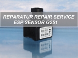 Reparatur ESP Sensor 1J1907638A Lngsbeschleunigungssensor G251 VW Golf Bora Lupo Audi A2 A3 TT
